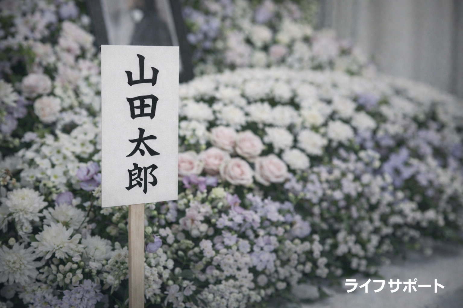 生花の芳名板とは？役割や式場による制限を葬儀社が解説