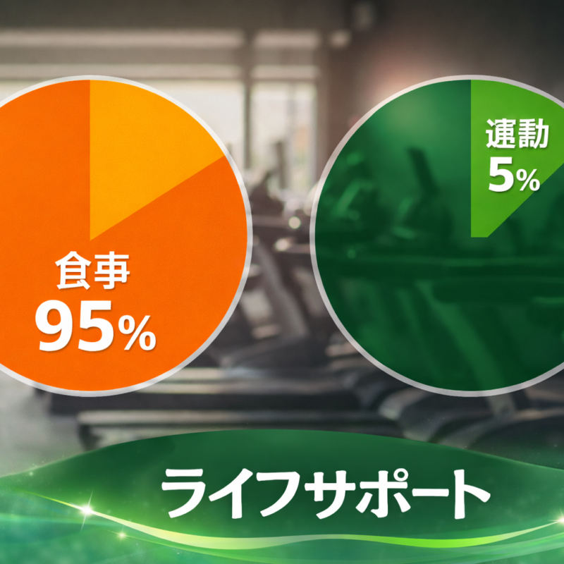 食事95％運動5％で体は変わるダイエットの考え方｜ライフサポート