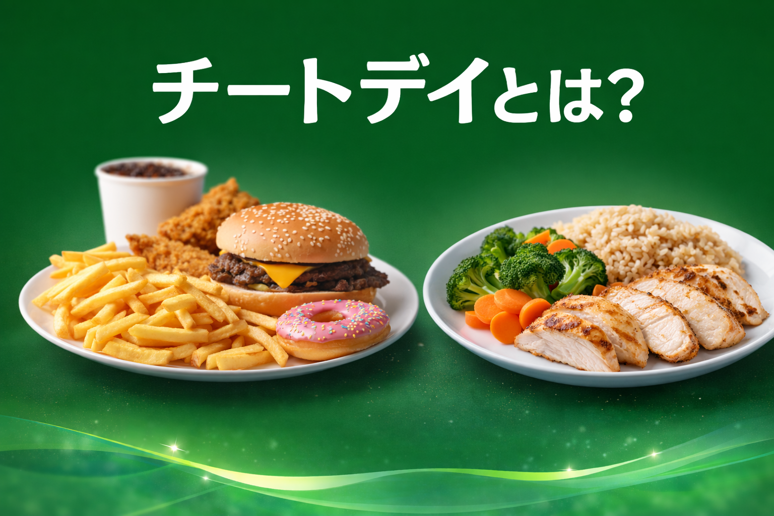 チートデイとは？ダイエット中に食べてもよい日の食事イメージ｜ライフサポート