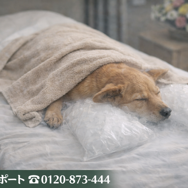 ペットにドライアイスは必要？自宅安置の方法と注意点｜ライフサポート