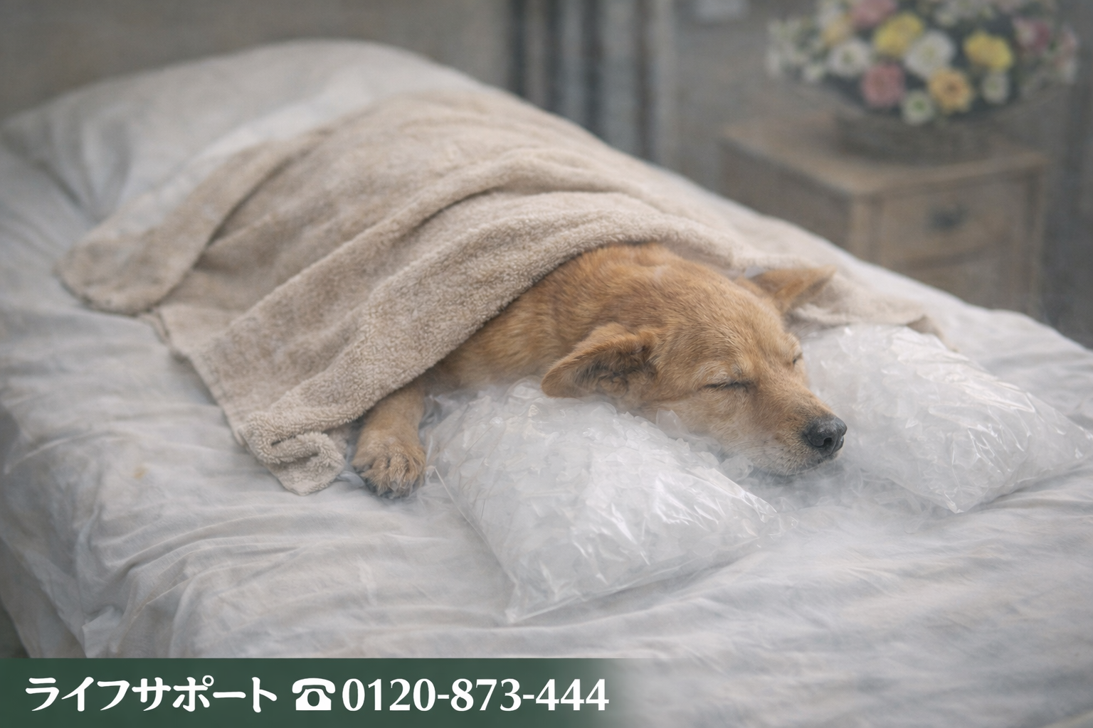 ペットにドライアイスは必要？自宅安置の方法と注意点｜ライフサポート