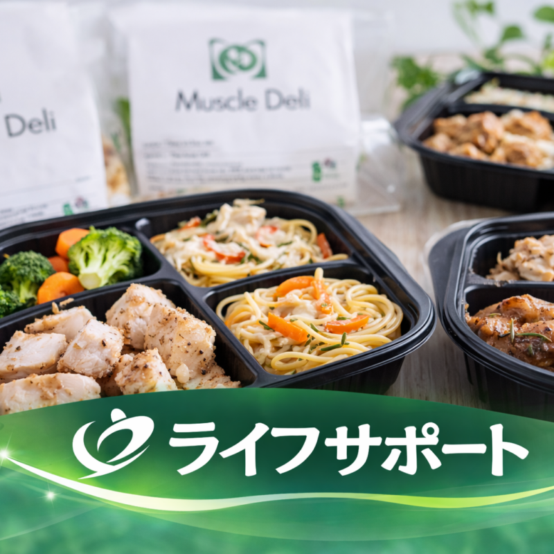 マッスルデリのPFCバランス食事｜高タンパク健康食｜ライフサポート