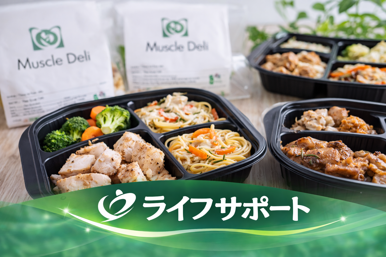 マッスルデリのPFCバランス食事｜高タンパク健康食｜ライフサポート