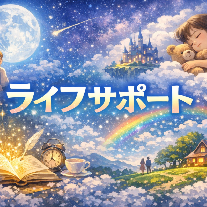 夢はなぜ見るのかを解説したアイキャッチ画像 睡眠中の脳の働きと心の状態を表現したイメージ