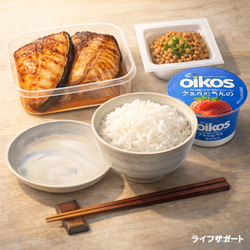 朝食固定ダイエット｜ぶり照り焼き・ほっけ・納豆・オイコスの食事習慣｜ライフサポート富山