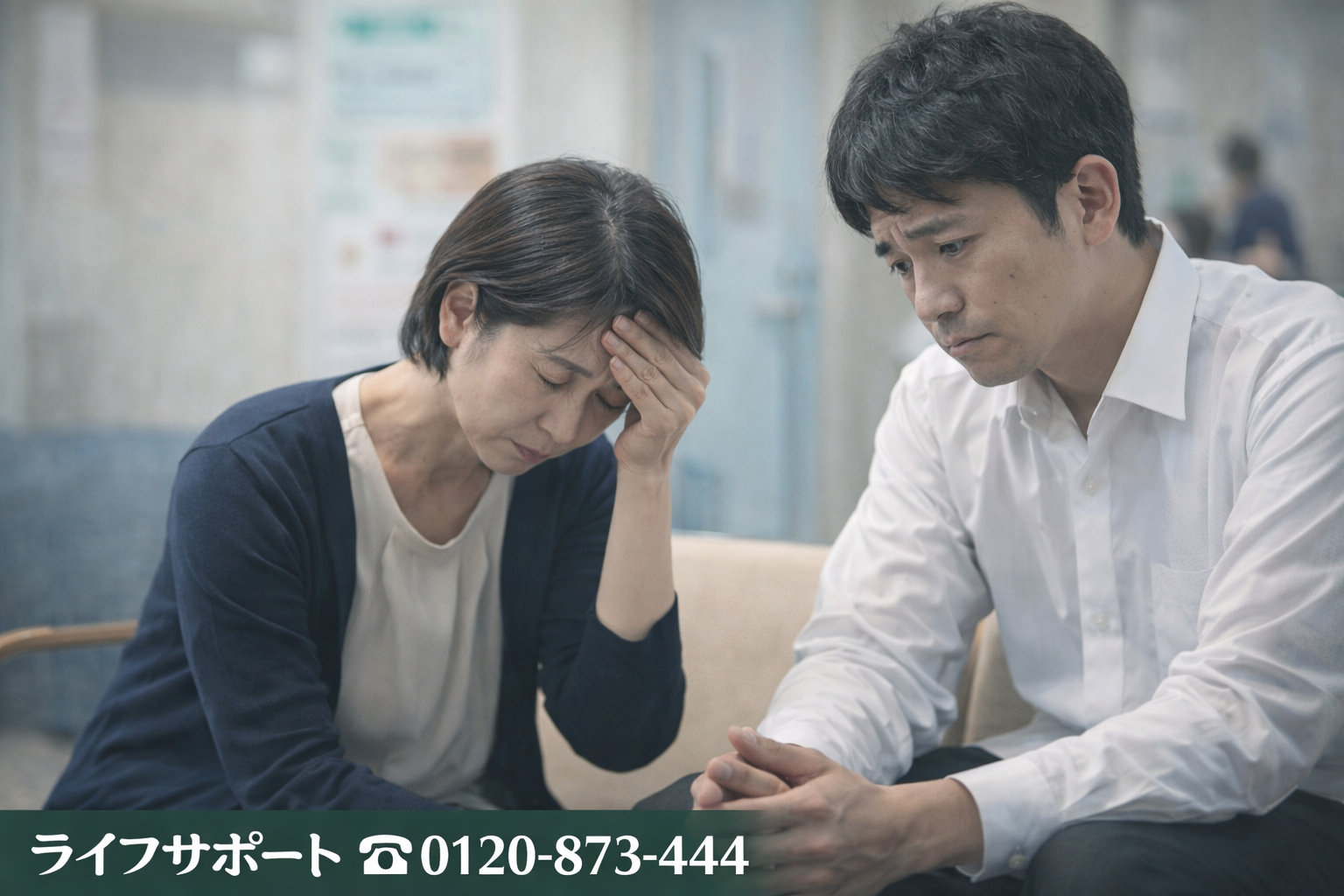 病院に来てくださいと言われた家族の不安な場面｜ライフサポート富山ブログ