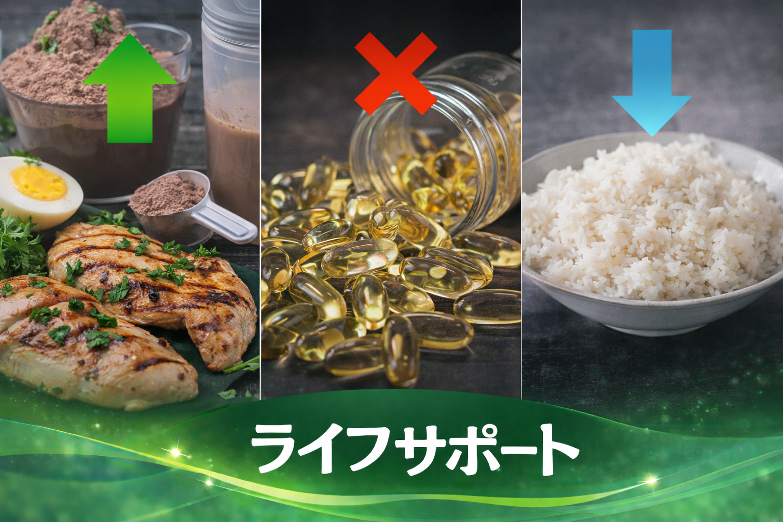 タンパク質は必須で脂質と炭水化物を調整するPFCダイエットの考え方｜ライフサポート