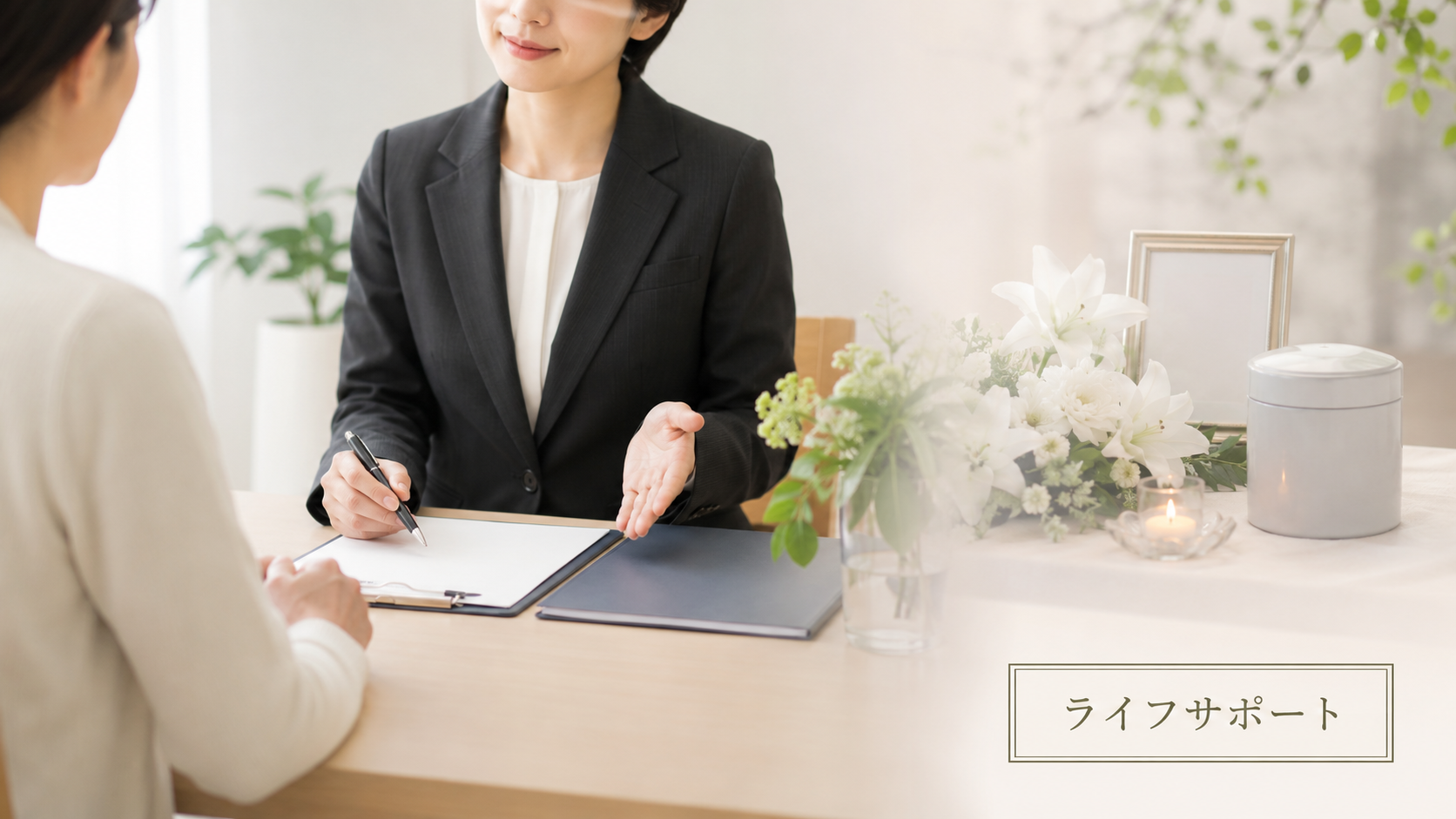 足や腕の切断後に四肢火葬について相談するイメージ｜株式会社ライフサポートの四肢火葬対応